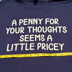 Navy Blue Graphic Tee